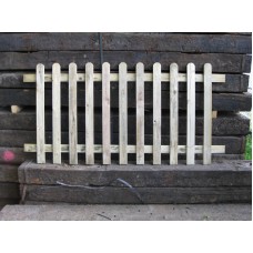 Rounded Picket Fence Panel - Green Treated Rounded Picket Fence Panel - Green Treated
